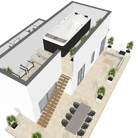 Cs Skyline Rooftop De Nage * Montpellier